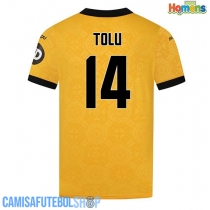 Camisa de time de futebol Wolves Tolu Arokodare #14 Replicas 1º Equipamento 2025-26 Manga Curta